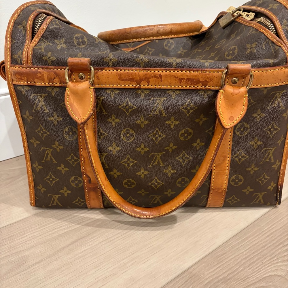 Rare Vintage Louis Vuitton Sac Chien 40 Canvas Pet Bag - Picture 11 of 16
